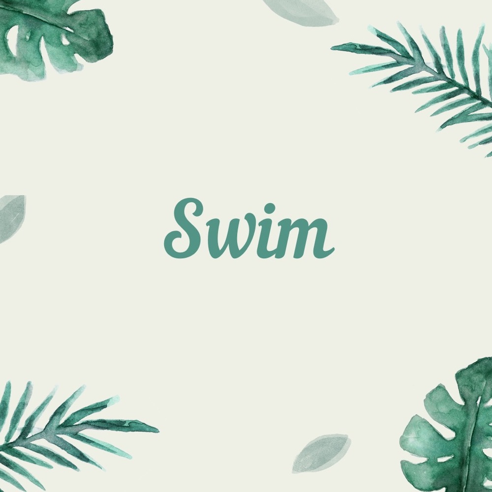 Swim below